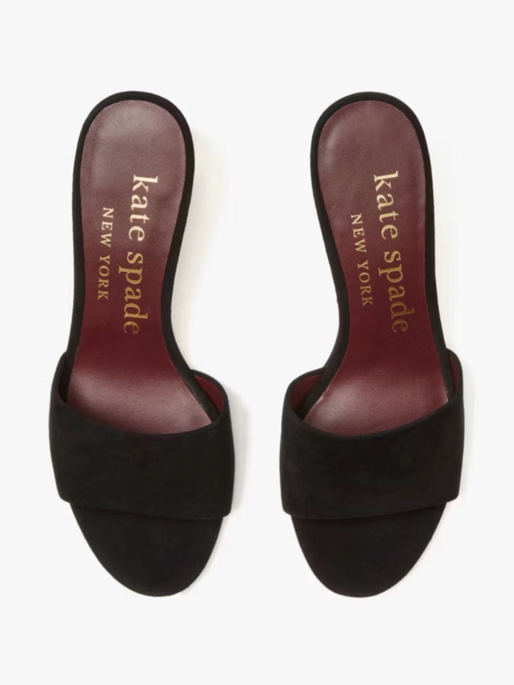 Kate Spade ♠️ Statement Suede Snow Globe Novelty Polished Slide Sandals; 8.5 - Picture 7 of 16